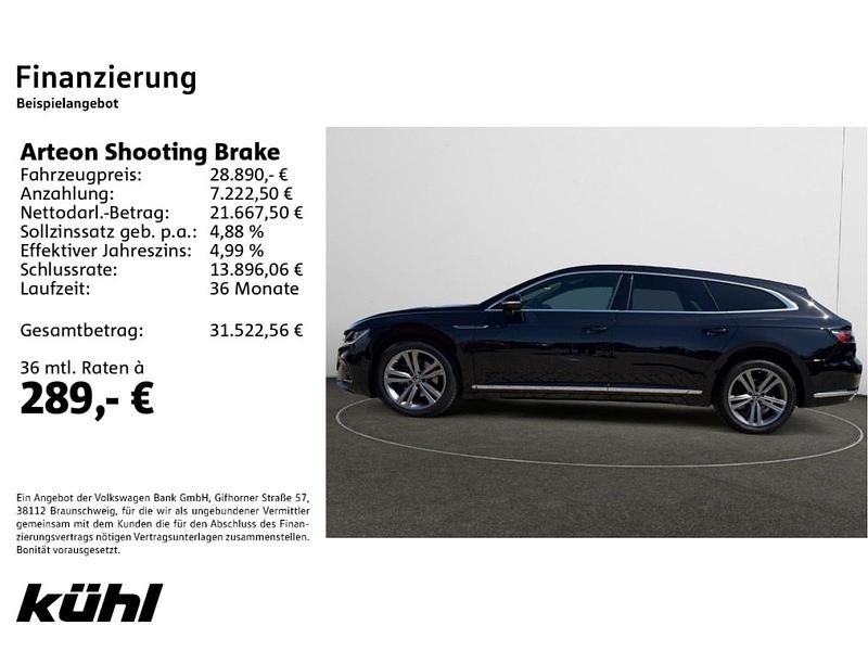 Gebraucht VW Arteon R-line 190 PS (139 kW) 2022 Deep black perleffekt Kombi