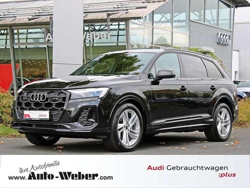 Schwarz Gebraucht 2024 Audi Q7 S-Line SUV | 68.890 € (Superpreis) - Bild 1/3