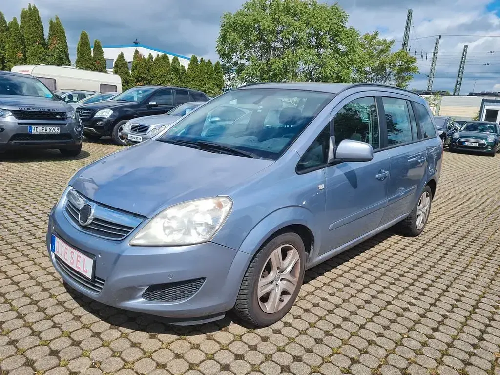 Gebraucht Opel Zafira Edition 110 PS (80 kW) 2009 Silber Van / Kleinbus