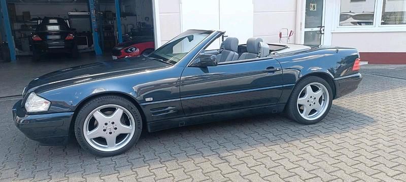 Gebraucht Mercedes SL320 231 PS (169 kW) 1995 Blau Cabrio
