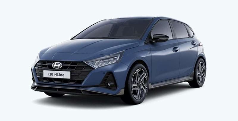 Neu Hyundai i20 N Line 101 PS (74 kW) 2025 Vibrant blue mineraleffekt Kleinwagen
