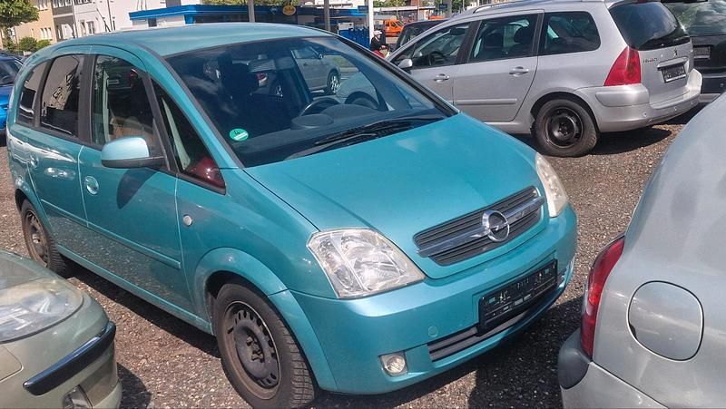 Grün Gebraucht 2003 Opel Meriva Van / Kleinbus | 300 € (Superpreis) - Bild 1/4