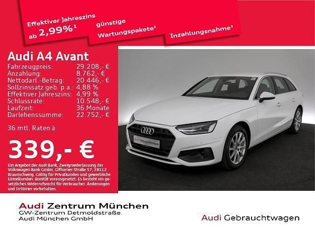 Ibisweiß Gebraucht 2023 Audi A4 Kombi | 29.208 € (Guter Preis) - Bild 1/1