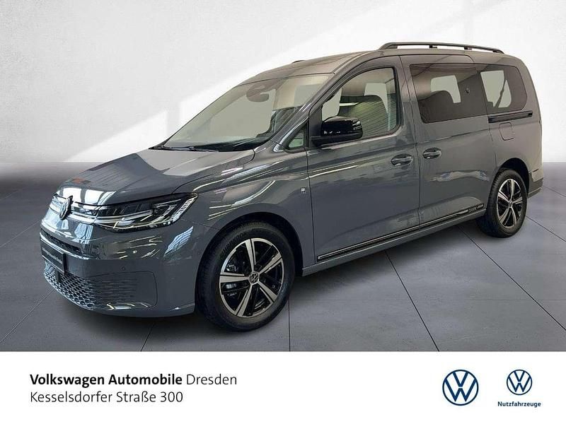 Neu VW Caddy Dark Label 122 PS (89 kW) 2025 Pure grey Van / Kleinbus