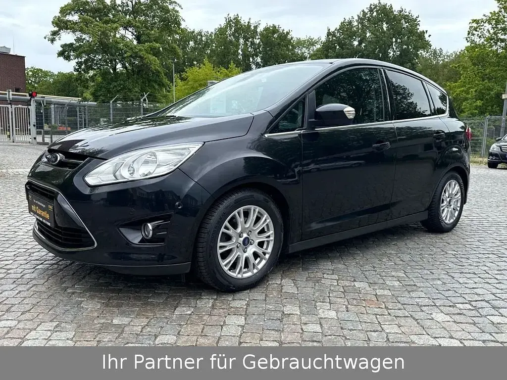 Gebraucht Ford C-MAX Titanium 125 PS (91 kW) 2012 Schwarz Van / Kleinbus