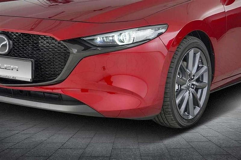 Neu Mazda 3 Exclusive-Line 140 PS (102 kW) 2025 Soul red crystal Limousine