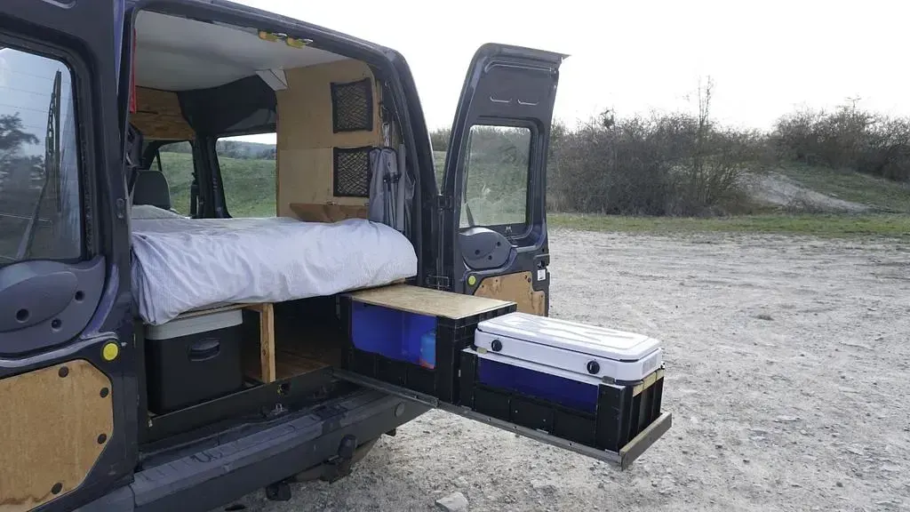 Gebraucht Ford Transit Connect 110 PS (80 kW) 2008 Grau Van / Kleinbus