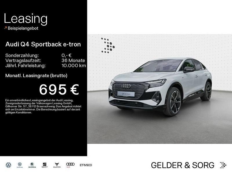 Weiß Gebraucht 2025 Audi Q4 Sportback e-tron S-Line SUV | 66.480 € - Bild 1/4