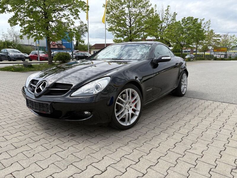 Schwarz Gebraucht 2008 Mercedes SLK200 Sport Edition Cabrio | 10.450 € (Superpreis) - Bild 1/4