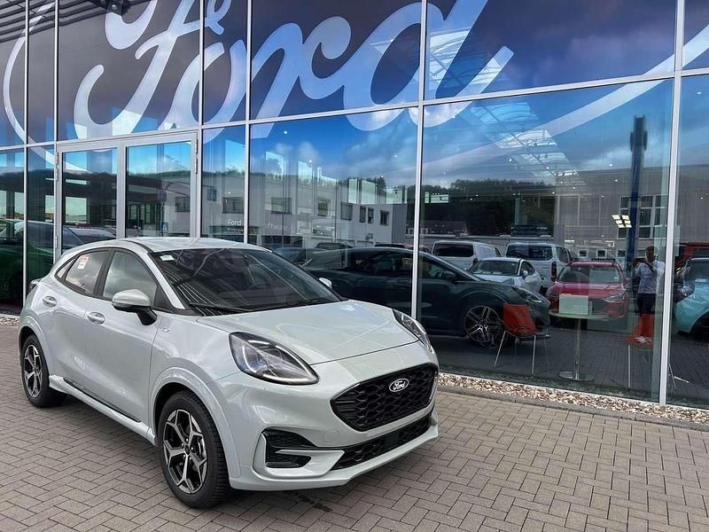 Cactus grey grau Neu 2025 Ford Puma ST-Line Limousine | 32.490 € (Teuer) - Bild 1/4