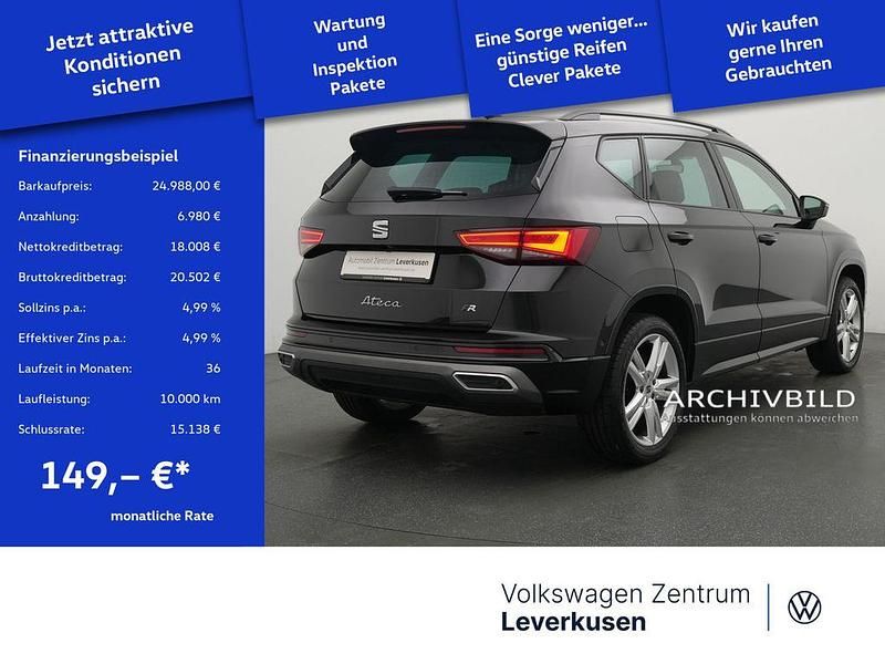 Gebraucht Seat Ateca FR 150 PS (110 kW) 2022 Schwarz SUV
