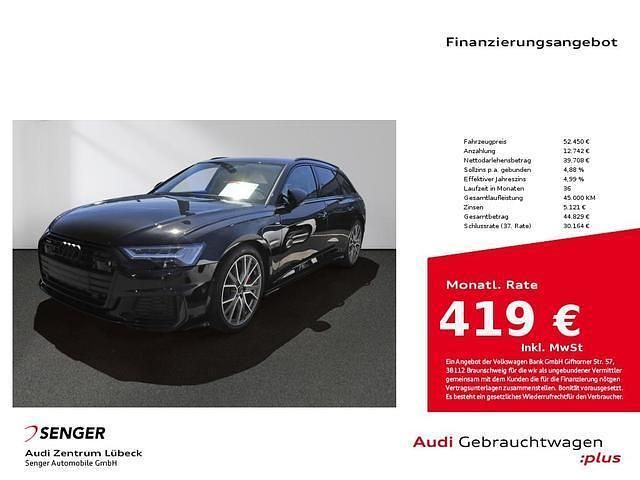 Schwarz Gebraucht 2023 Audi A6 Sport Kombi | 52.450 € - Bild 1/3