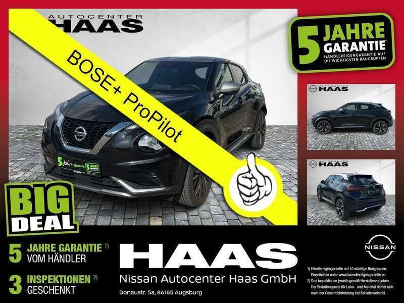Black p/silver m Gebraucht 2020 Nissan Juke SUV | 16.480 € (Fairer Preis) - Bild 1/4
