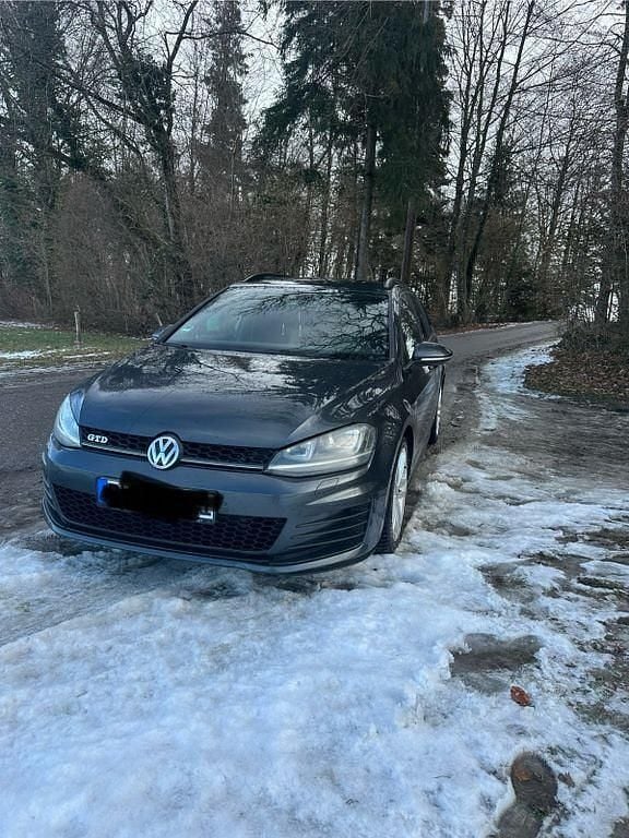 Schwarz Gebraucht 2015 VW Golf VII GTD Kombi | 8.990 € (Guter Preis) - Bild 1/4