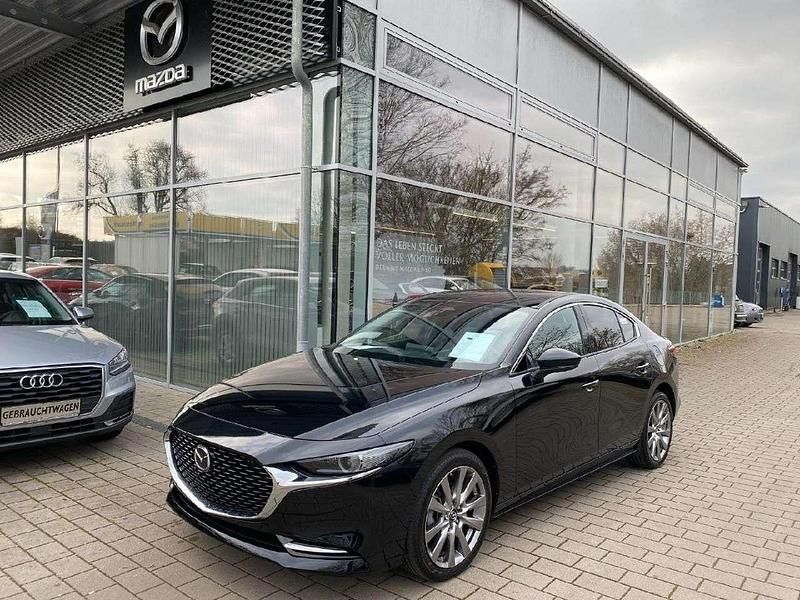 Neu Mazda 3 Exclusive 186 PS (136 kW) 2026 Jet black Limousine