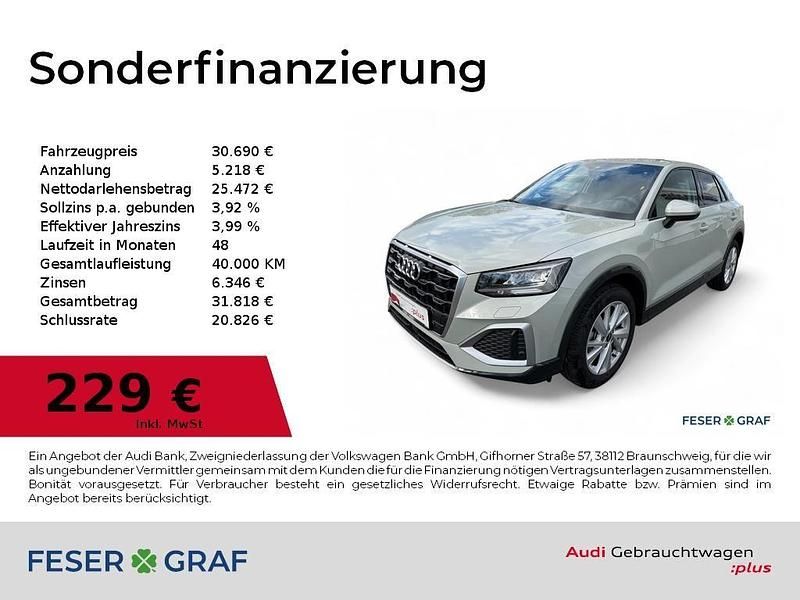 Second-hand Audi Q2 Advanced 150 CP (110 kW) 2025 Argintiu SUV