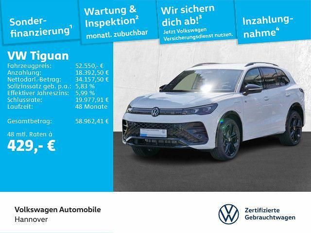 Weiß Gebraucht 2025 VW Tiguan R-line SUV | 52.550 € (Etwas zu teuer) - Bild 1/4