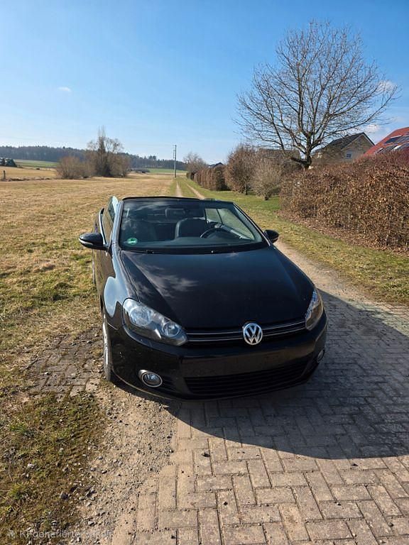 Gebraucht VW Golf Cabriolet 105 PS (77 kW) 2012 Schwarz Cabrio