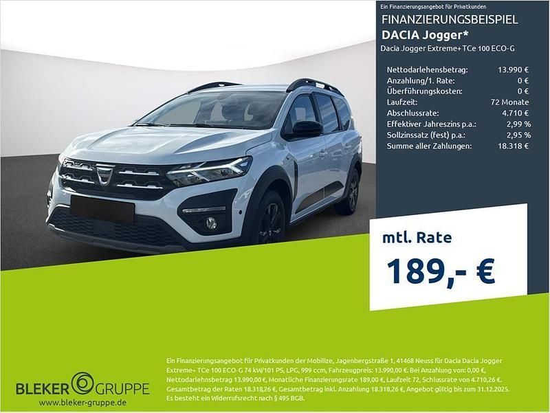 Weiß Gebraucht 2022 Dacia Jogger Extreme Van / Kleinbus | 13.680 € - Bild 1/3