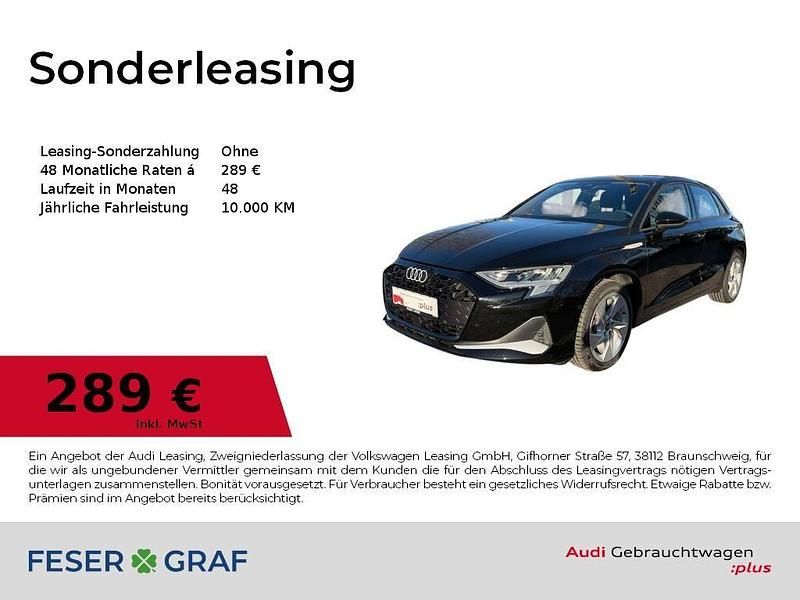 Gebraucht Audi A3 Advanced Plus 150 PS (110 kW) 2025 Mythosschwarz metallic Limousine