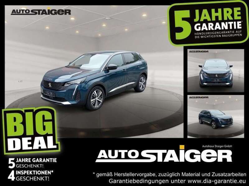 Lackierung blau celebes/metallic kl Gebraucht 2022 Peugeot 3008 Allure SUV | 23.367 € (Guter Preis) - Bild 1/4