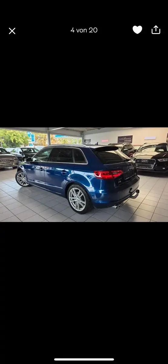Gebraucht Audi A3 Sport 184 PS (135 kW) 2016 Blau Limousine