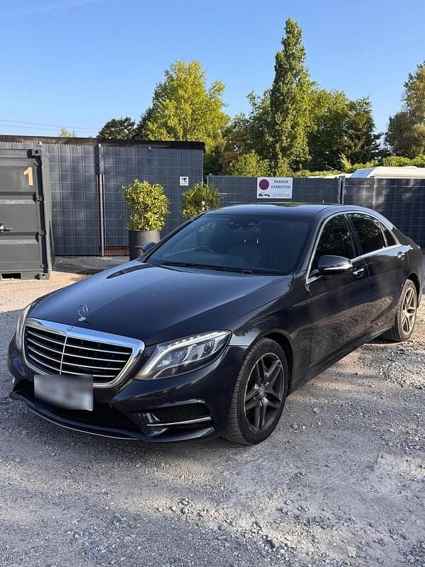 Schwarz Gebraucht 2014 Mercedes S350 AMG line Limousine | 14.900 € (Superpreis) - Bild 1/4