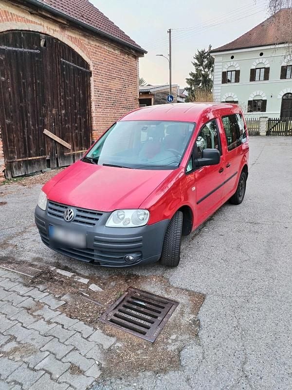 Gebraucht VW Caddy 105 PS (77 kW) 2008 Rot Van / Kleinbus