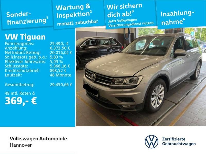 Tungsten silver metallic Gebraucht 2019 VW Tiguan Join SUV | 25.490 € (Fairer Preis) - Bild 1/3