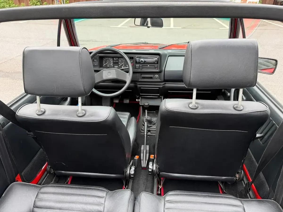 Gebraucht VW Golf Cabriolet 75 PS (55 kW) 1984 Rot Cabrio