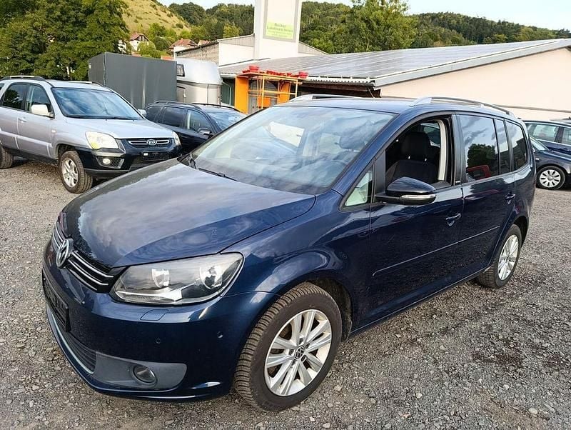 Gebraucht VW Touran Style 140 PS (102 kW) 2012 Blau Van / Kleinbus