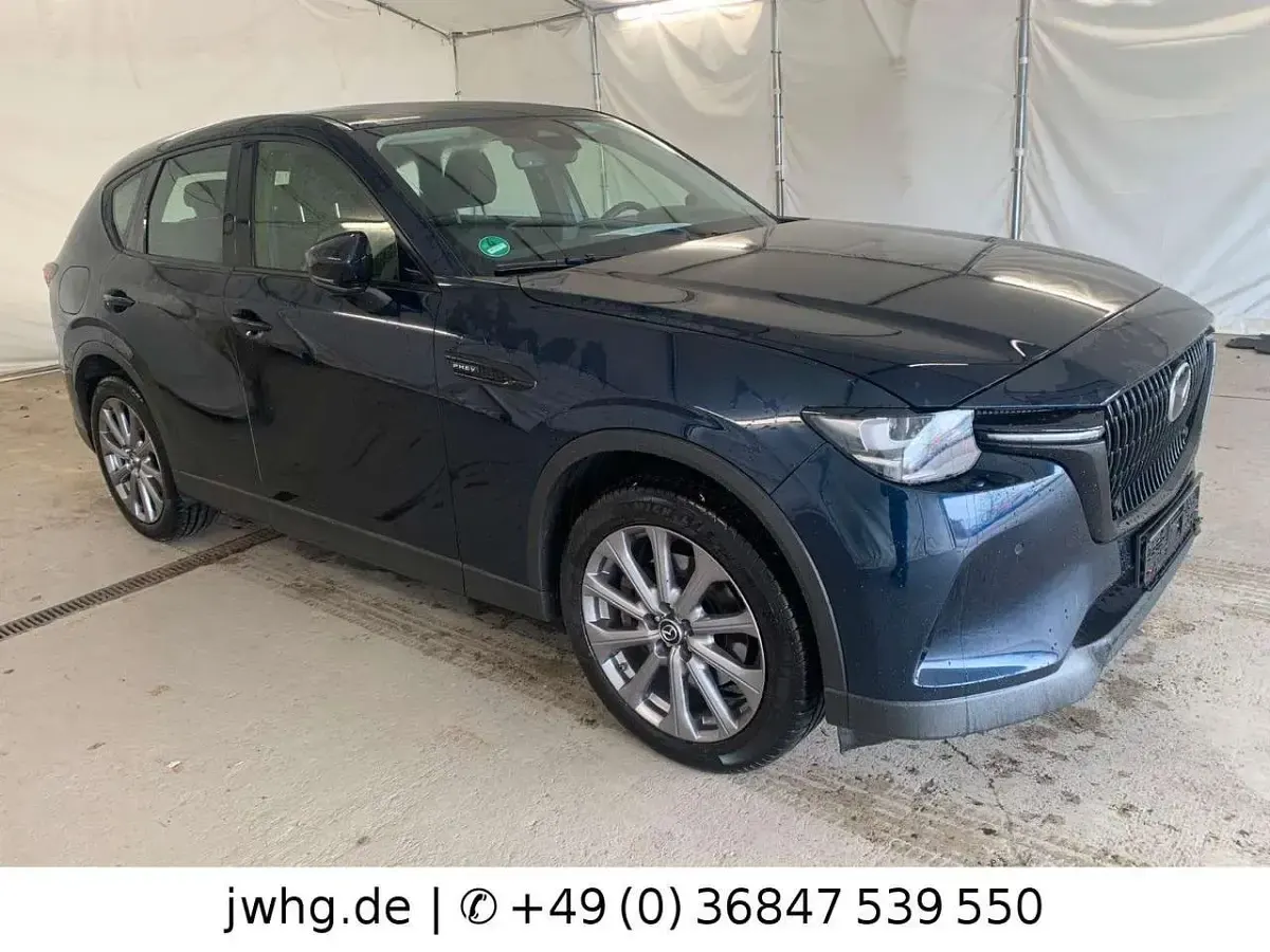 Gebraucht Mazda CX-60 Exclusive-Line 328 PS (241 kW) 2022 Blau SUV