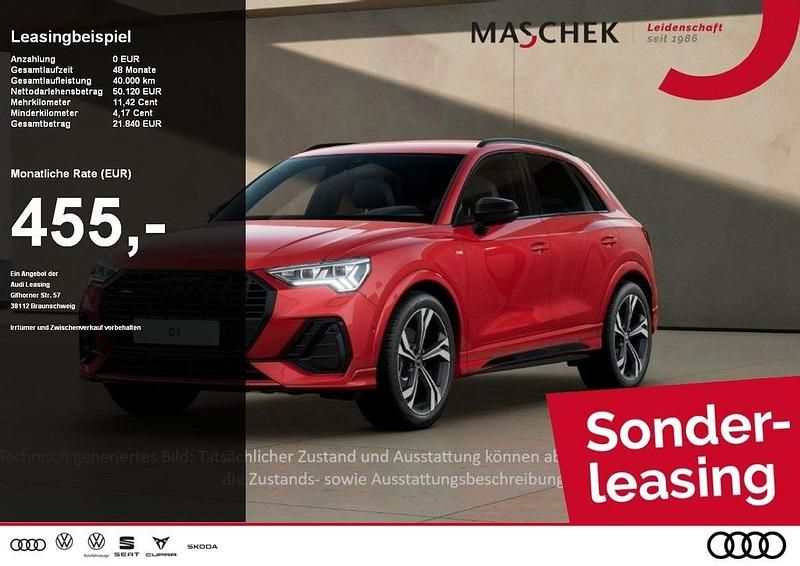 Gebraucht Audi Q3 S-Line 193 PS (141 kW) 2025 Rot SUV