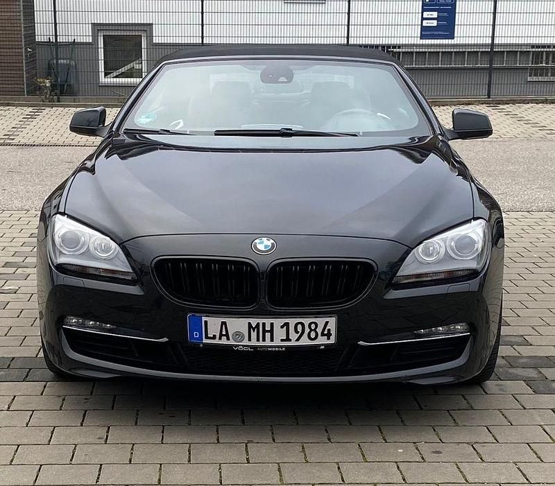 Schwarz Gebraucht 2011 BMW 650 Cabriolet Performance Cabrio | 34.300 € (Fairer Preis) - Bild 1/4