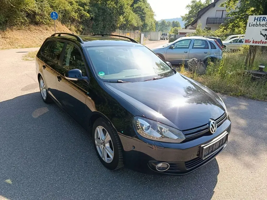 Gebraucht VW Golf VI Match 140 PS (102 kW) 2012 Schwarz Kombi