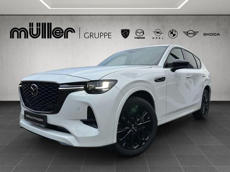 Rhodium white Gebraucht 2025 Mazda CX-60 Homura-Line SUV | 45.901 € (Fairer Preis) - Bild 1/4