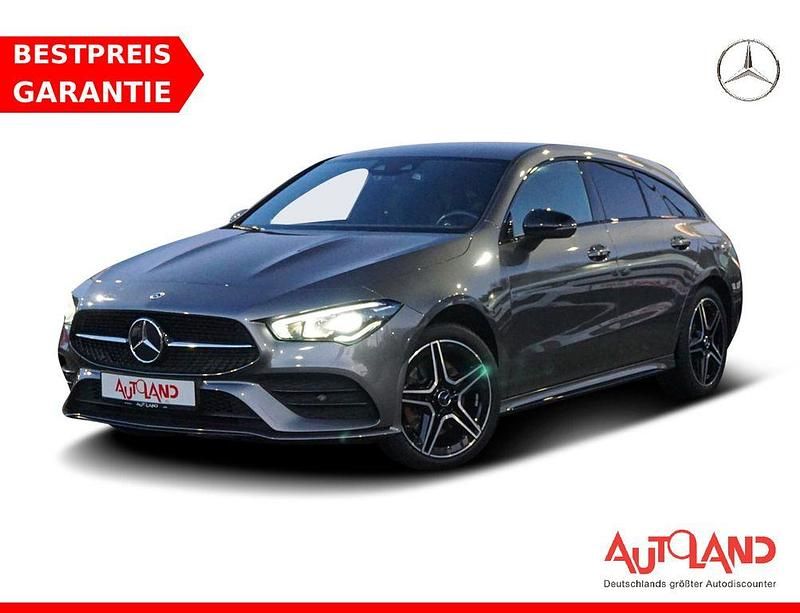 Grau Gebraucht 2020 Mercedes CLA250e AMG line Limousine | 27.950 € (Guter Preis) - Bild 1/4