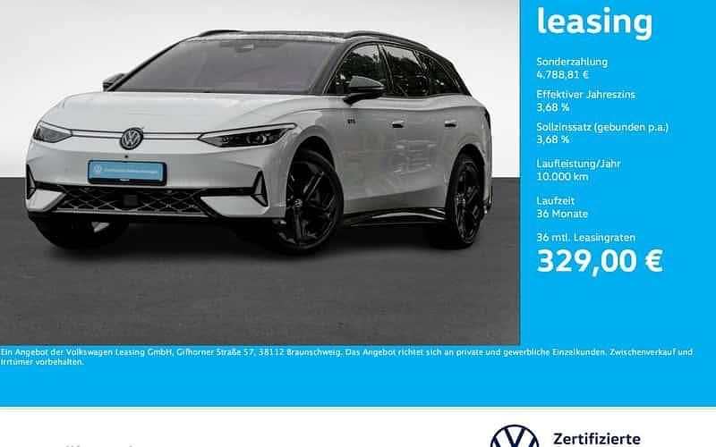 Weiß Gebraucht 2024 VW ID.7 GTX Limousine | 48.711 € - Bild 1/4