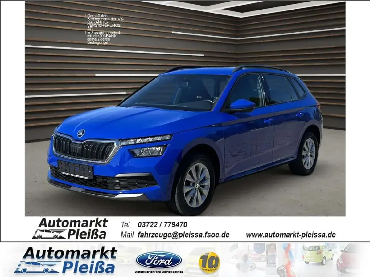 Gebraucht Skoda Kamiq Ambition 90 PS (66 kW) 2020 Blau SUV