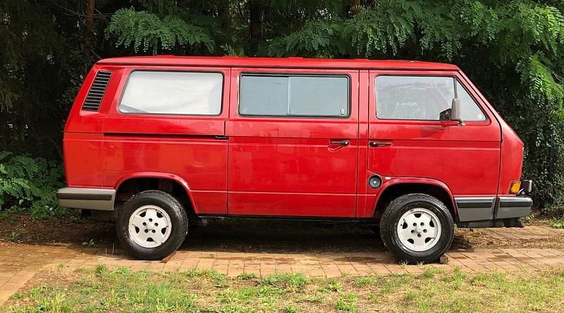 Rot Gebraucht 1987 VW T3 Van | 8.070 € - Bild 1/4