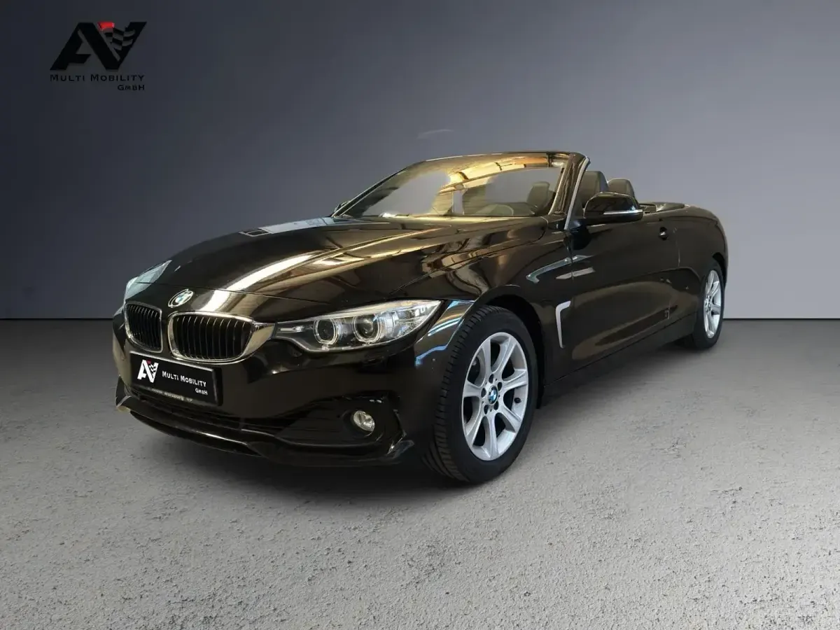 Gebraucht BMW 420 Cabriolet Advantage 184 PS (135 kW) 2017 Schwarz Cabrio