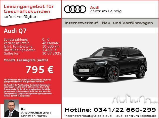 Schwarz Neu 2025 Audi Q7 S-Line SUV | 95.490 € - Bild 1/2