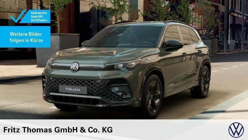 Cipressinogrün Gebraucht 2024 VW Tiguan R-line SUV | 49.950 € - Bild 1/4