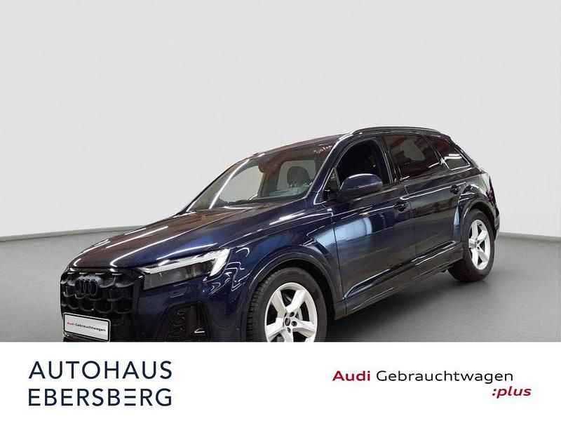 Blau Gebraucht 2024 Audi Q7 S-Line SUV | 67.600 € (Etwas zu teuer) - Bild 1/4