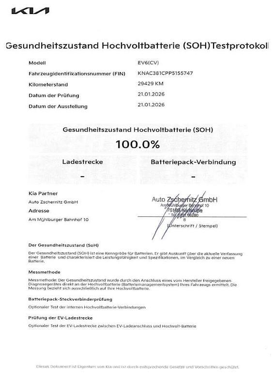 Gebraucht Kia EV6 239 kW (325 PS) 2023 (abp) auroraschwarz met SUV