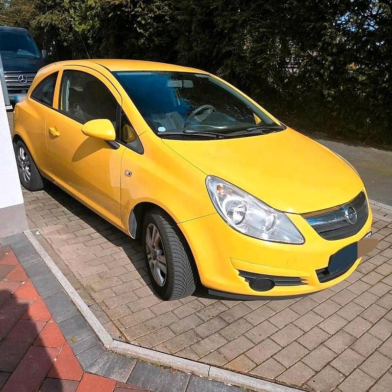 Gebraucht Opel Corsa 60 PS (44 kW) 2008 Gelb Kleinwagen
