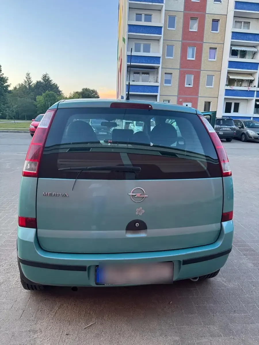Gebraucht Opel Meriva 101 PS (74 kW) 2003 Grün Van / Kleinbus