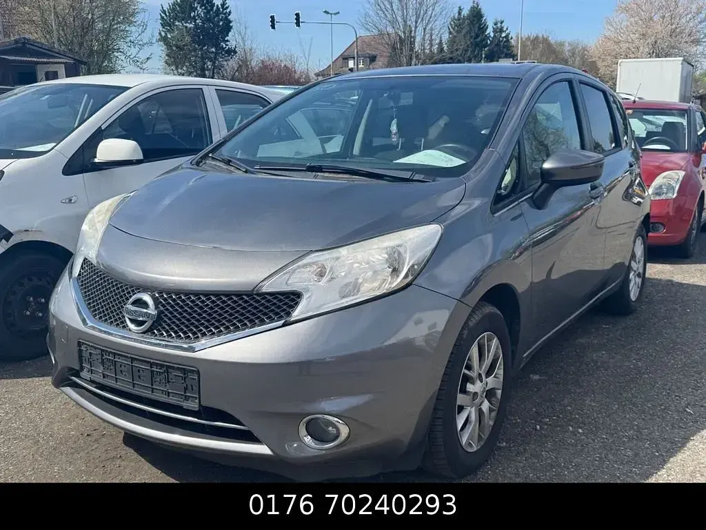 Gebraucht Nissan Note Acenta 90 PS (66 kW) 2015 Grau Kleinwagen