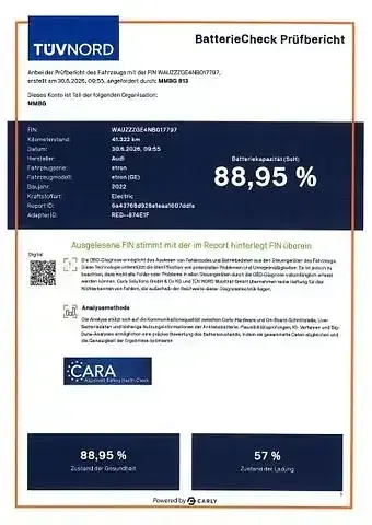 Gebraucht Audi e-tron Comfort 369 kW (503 PS) 2022 Daytonagrau perleffekt SUV