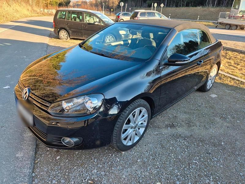Gebraucht VW Golf Cabriolet 105 PS (77 kW) 2012 Schwarz Cabrio